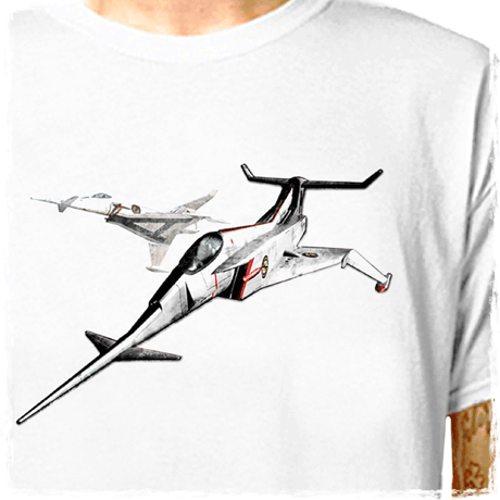 T-Shirt: CAPTAIN SCARLET and the MYSTERONS - Angel Interceptors - LazyCarrot
