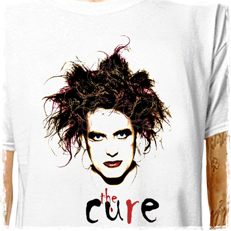 T-Shirt: THE CURE - ROBERT SMITH (goth punk rock) LazyCarrot