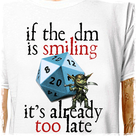 T-Shirt: DUNGEONS & DRAGONS - DUNGEON MASTER (dice goblin role play) LazyCarrot