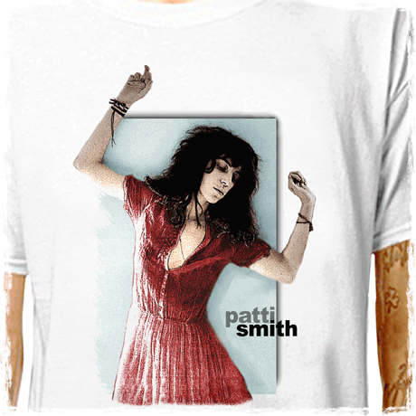T-Shirt: PATTI SMITH - BECAUSE THE NIGHT (patty smythe punk poet) LazyCarrot