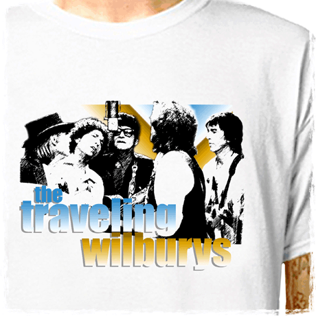 T-Shirt: THE TRAVELING WILBURYS - IN THE STUDIO (wilburies harrison) LazyCarrot