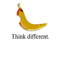 apple mac think different computer parody tshirt