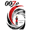 James bond 007 - funny barbecue