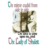 The Lady Of Shalott - the mirror cracked literary poetry
